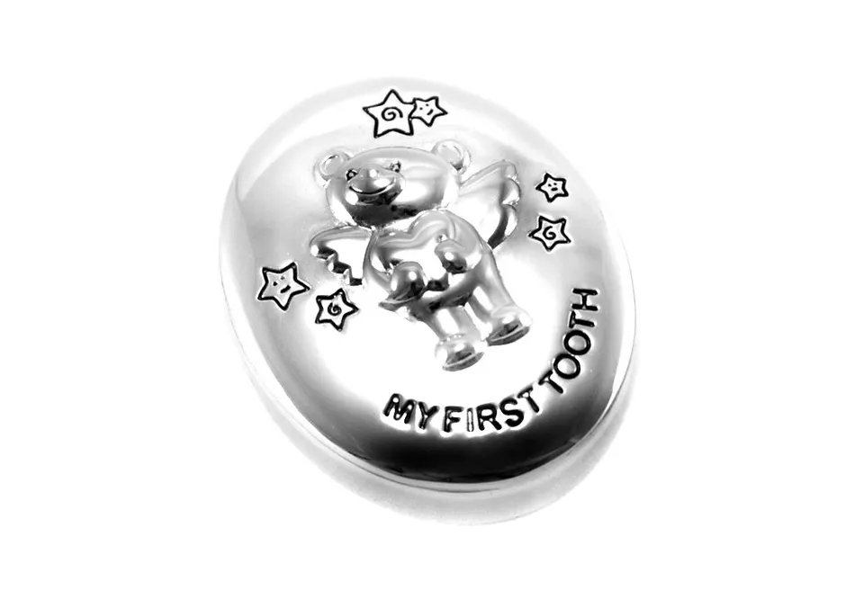 brillibrum-zahndose-silber-my-first-tooth-b-rchen-milchzahnd-schen-oval-versilbe image 1