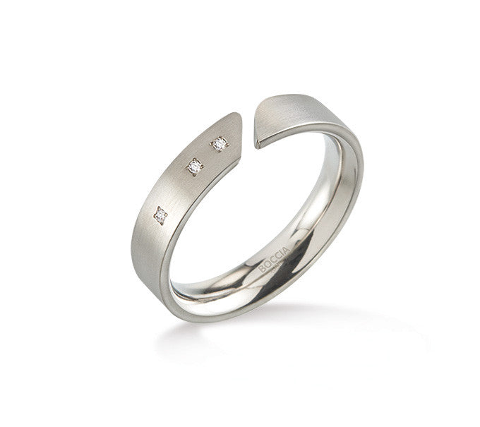boccia-0140-02-titan-ring-tulpe-3-diamanten-4mm image 2