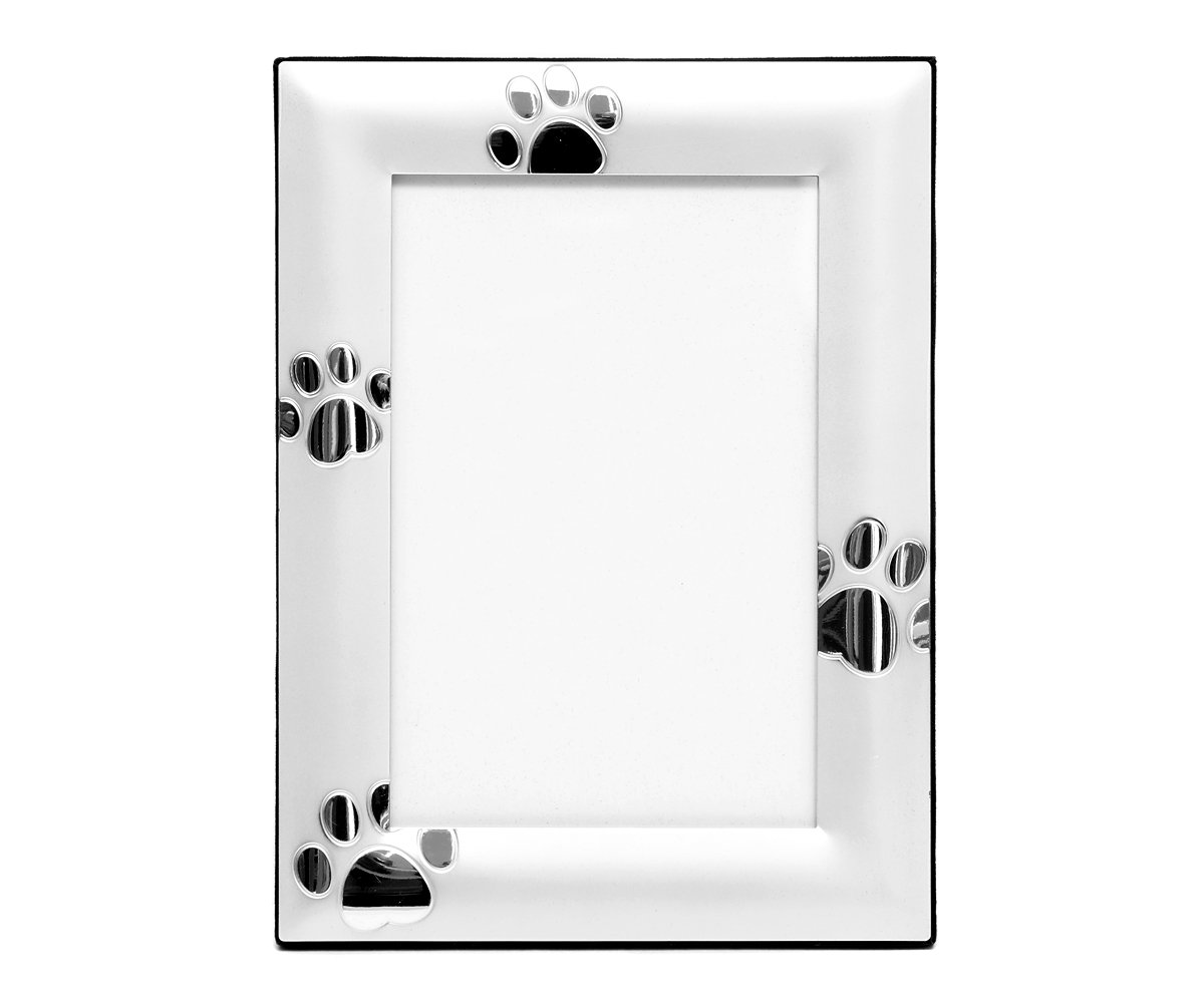 brillibrum-b-ware-design-bilderrahmen-pfotenabdr-cke-10x15-cm-versilbert image 3