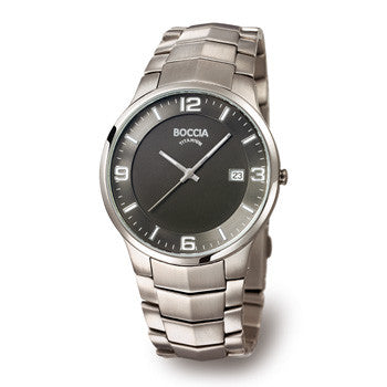boccia-3561-02-titan-herrenuhr-schwarz-38mm-leder image 1