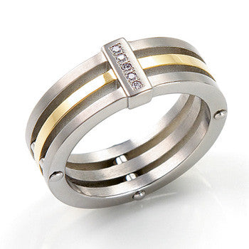 boccia-0126-02-titan-ring-7mm-diamanten-0-025ct-gold image 1