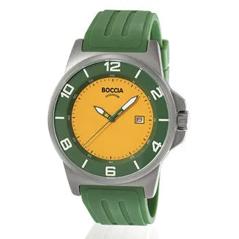 boccia-id-titanium-3535-60-herrenuhr-tangerine-gr-n image 1