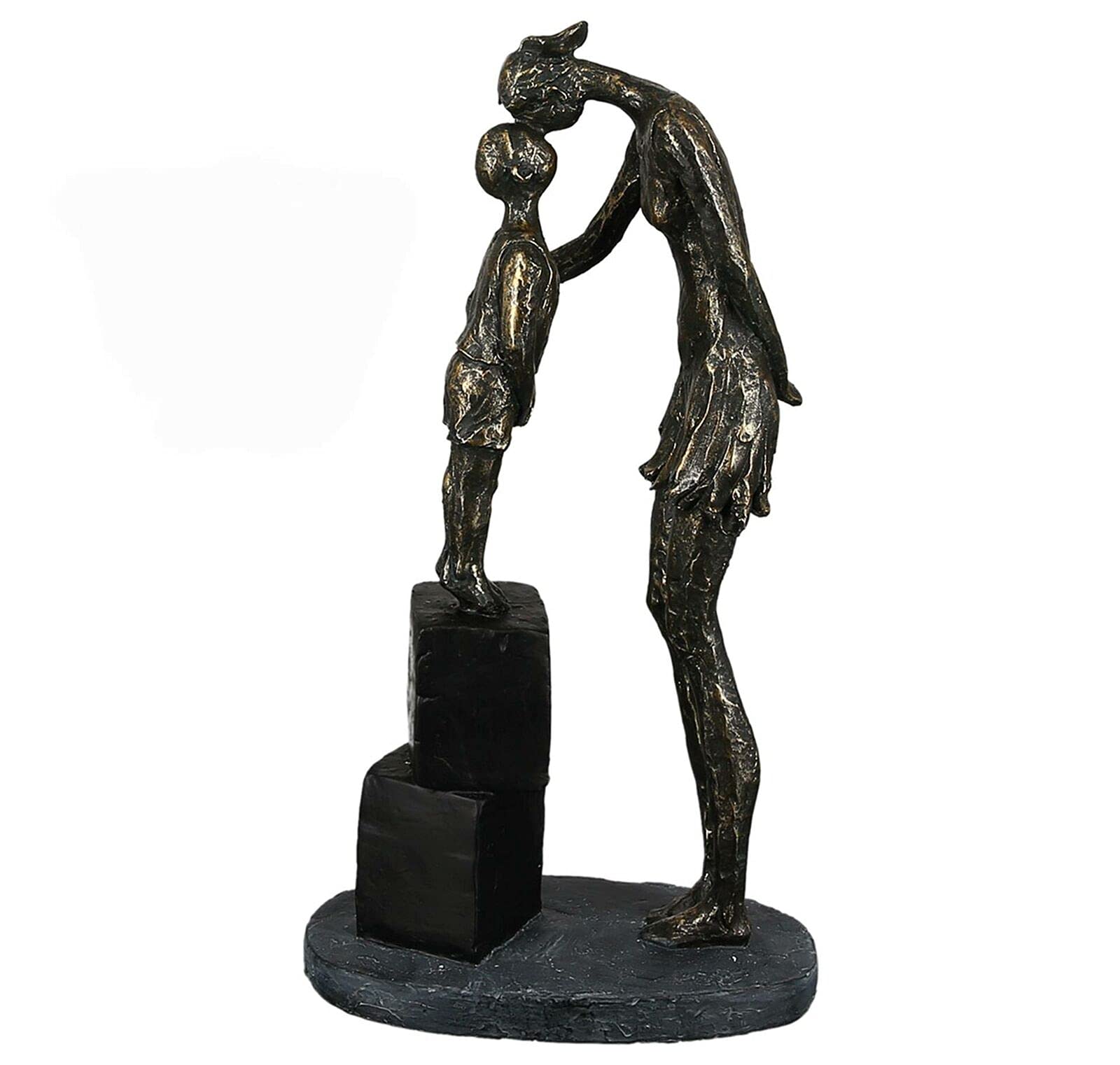 brillibrum-skulptur-mutter-mit-kind-bronzefarben-polyresin-28-cm image 1