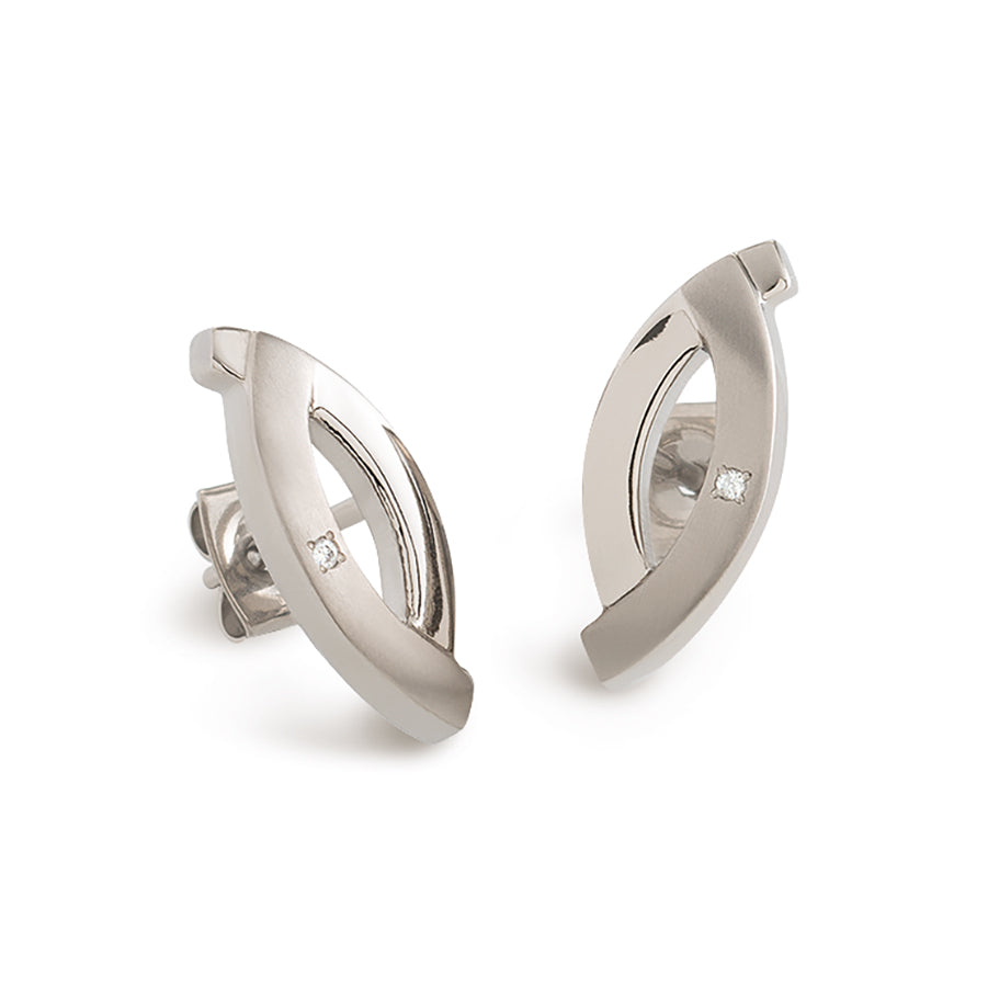 boccia-0591-03-titan-ohrstecker-augenform-diamant-0-01-ct image 2