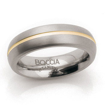 boccia-titanium-0102-03-ring-6-mm-mit-goldrille-poliert image 1