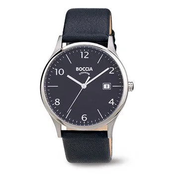 boccia-3585-03-herren-titan-uhr-dunkelblau-40-5-mm image 1