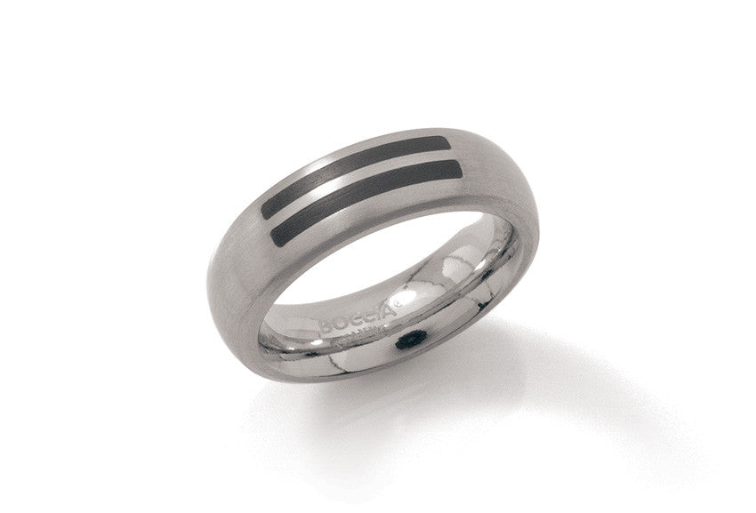 boccia-0102-12-titanium-ring-6-mm-halbrund-schwarz-emaille image 2