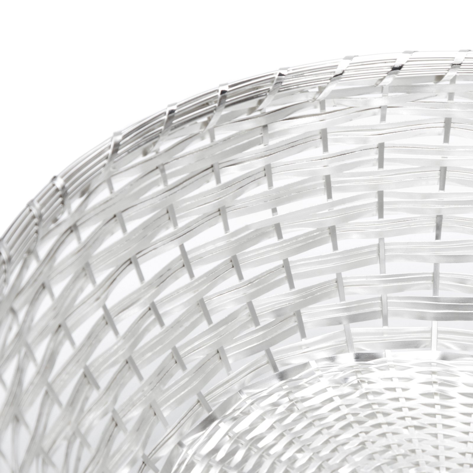 brillibrum-brotkorb-geflochten-25-cm-versilbert-servierkorb-rund-gro image 1