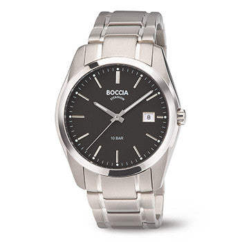 boccia-3608-04-titanium-herrenuhr-schwarz-mit-datum-40-mm image 1