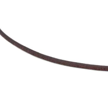 boccia-0834-01-titan-lederkette-3mm-braun-mit-bajonettverschluss image 1