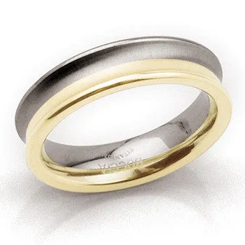 boccia-0117-01-titan-ring-5-mm-mit-14-kt-gold image 1