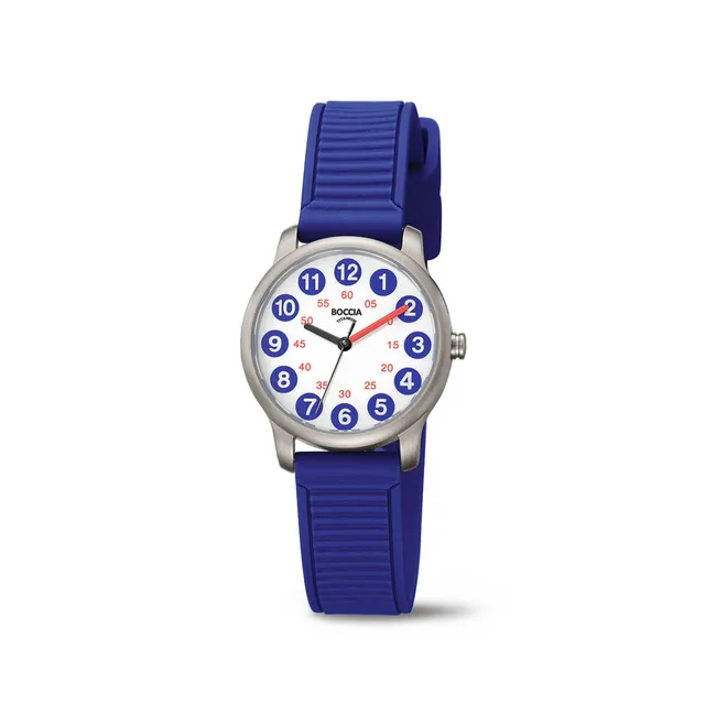 boccia-3373-05-titan-kinderuhr-wei-blau-27mm image 1