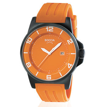 boccia-3535-43-herren-titan-uhr-orange-45mm-kautschuk image 1
