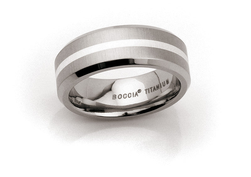 boccia-0108-02-titanring-7mm-mit-silberlinie image 2
