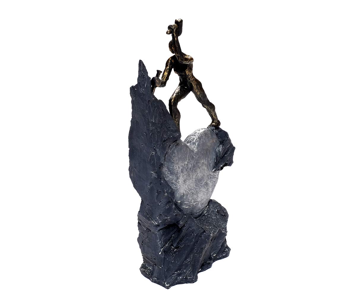 brillibrum-herz-skulptur-polystone-bronzefarben-37-cm-love image 6
