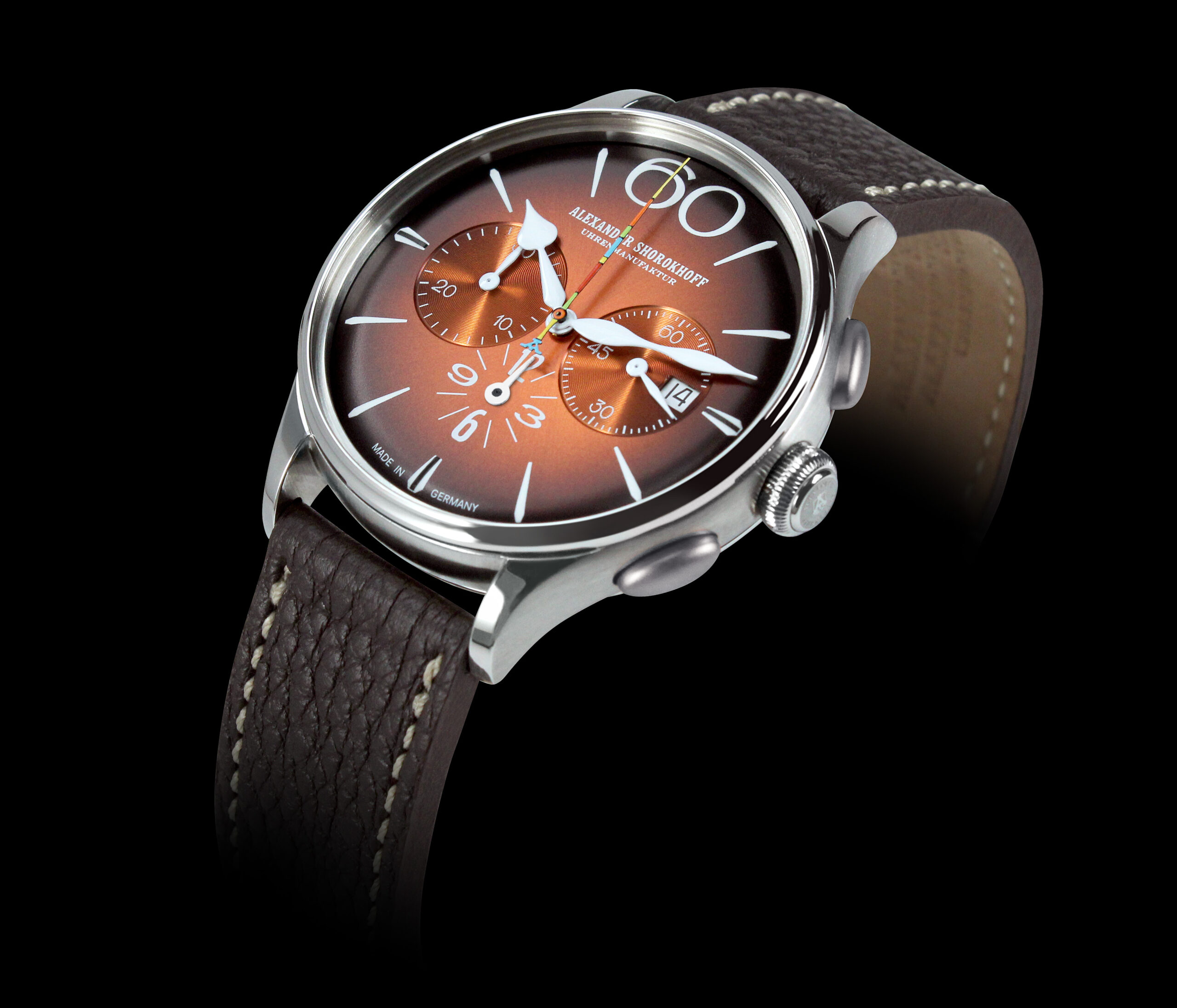 alexander-shorokhoff-happy-second-orange-automatik-chronograph-limitiert image 6