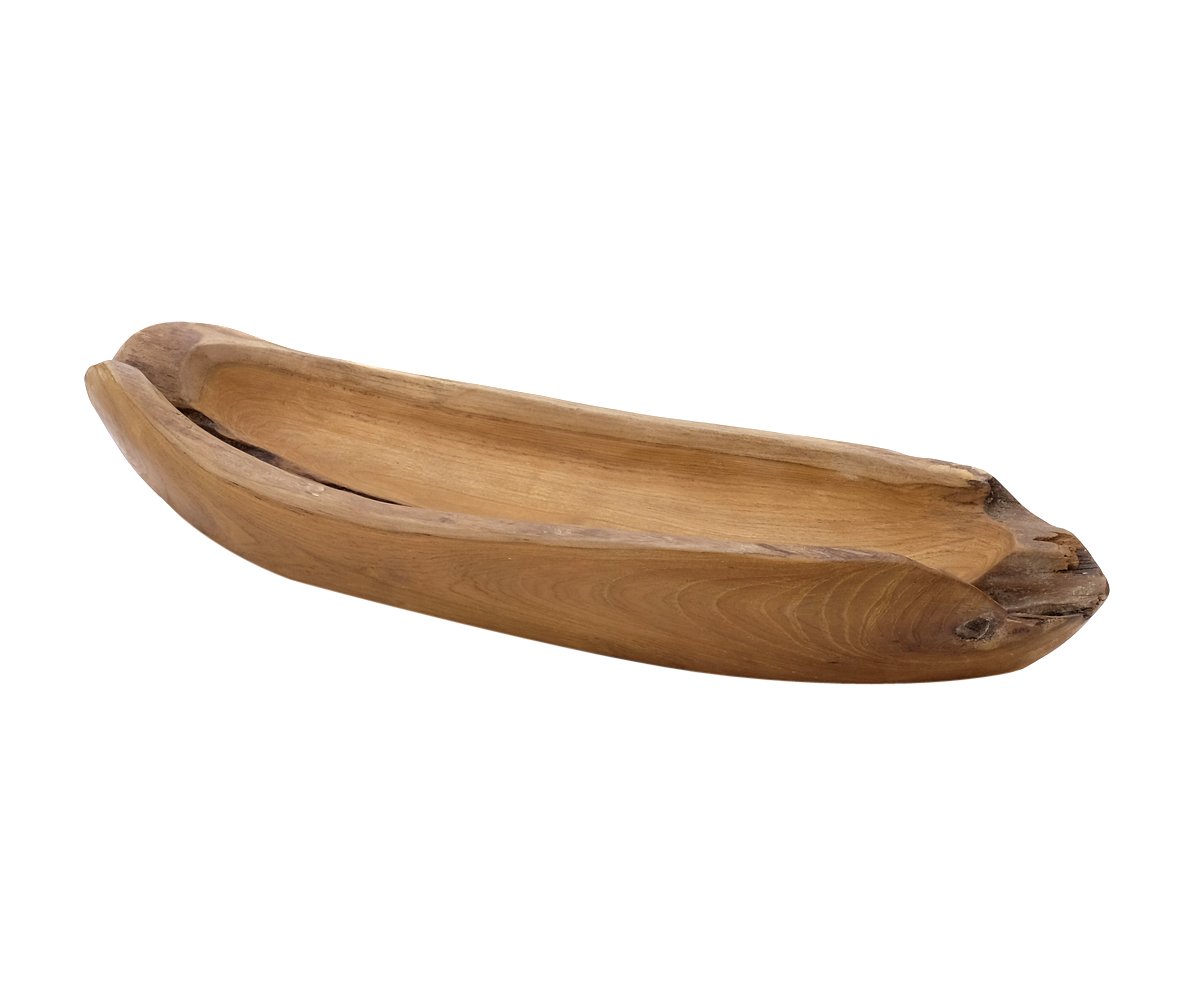 brillibrum-dekoschale-teakholz-50-55-cm-holzschale-natur-unbehandelt image 2