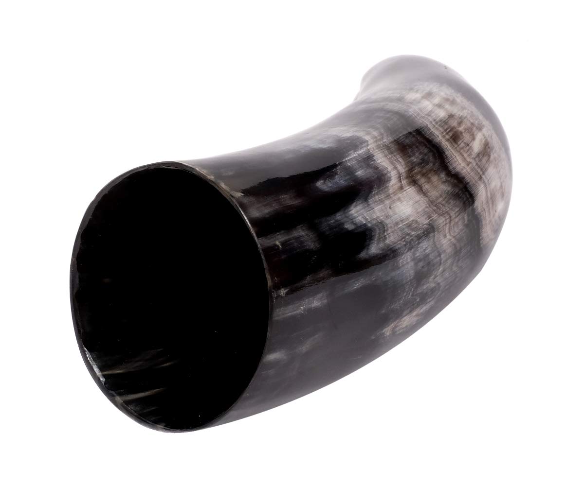 brillibrum-design-trinkhorn-becher-kuhhorn-poliert-mit-griff-300-ml image 6