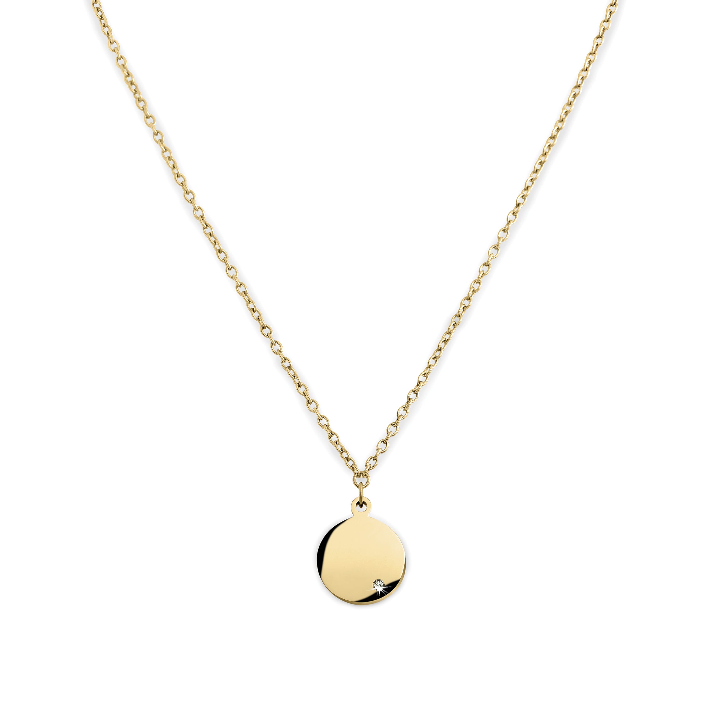 boccia-08065-03-titan-kette-gold-scheibe-diamant-verstellbar image 2