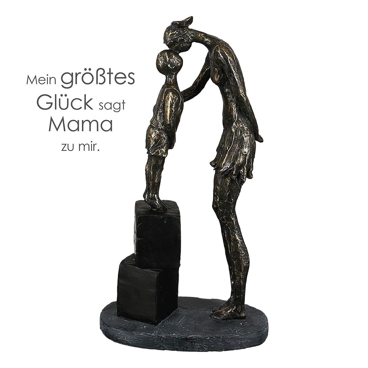 brillibrum-skulptur-mutter-mit-kind-bronzefarben-polyresin-28-cm image 2
