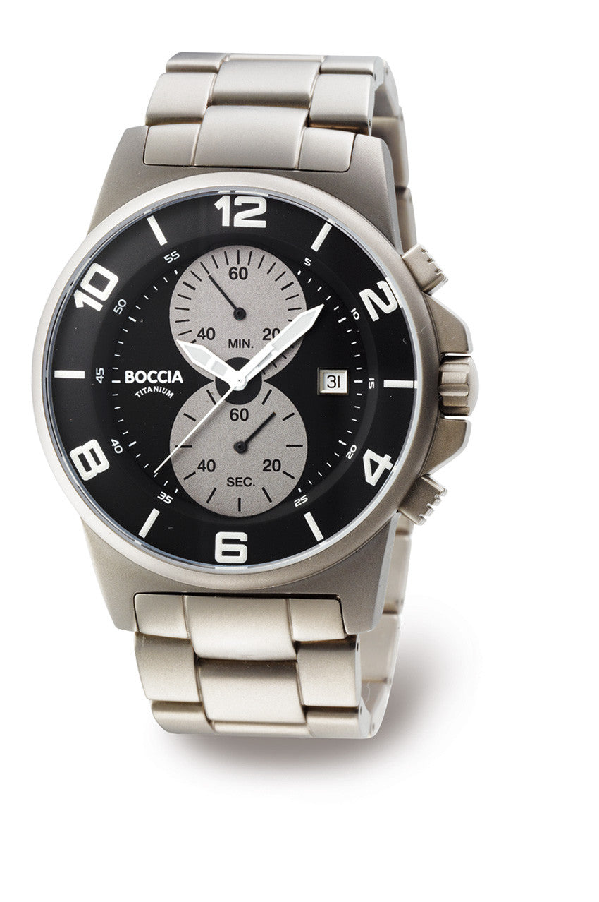 boccia-id-3777-03-titan-herren-chronograph-45mm-schwarz image 2