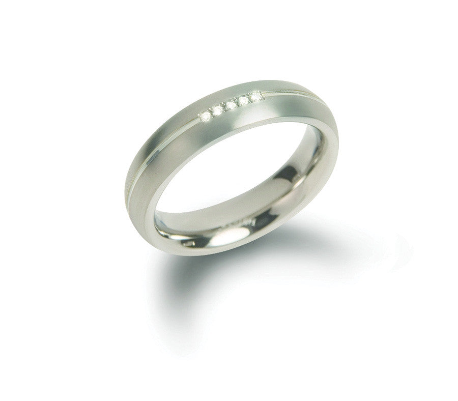 boccia-0130-03-titan-ring-5-mm-mit-5-diamanten image 2