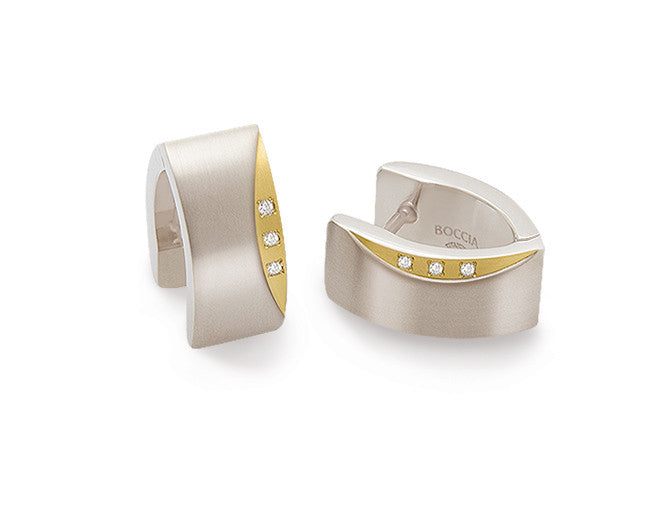boccia-05002-04-titan-ohrringe-mit-gold-und-3-diamanten image 2