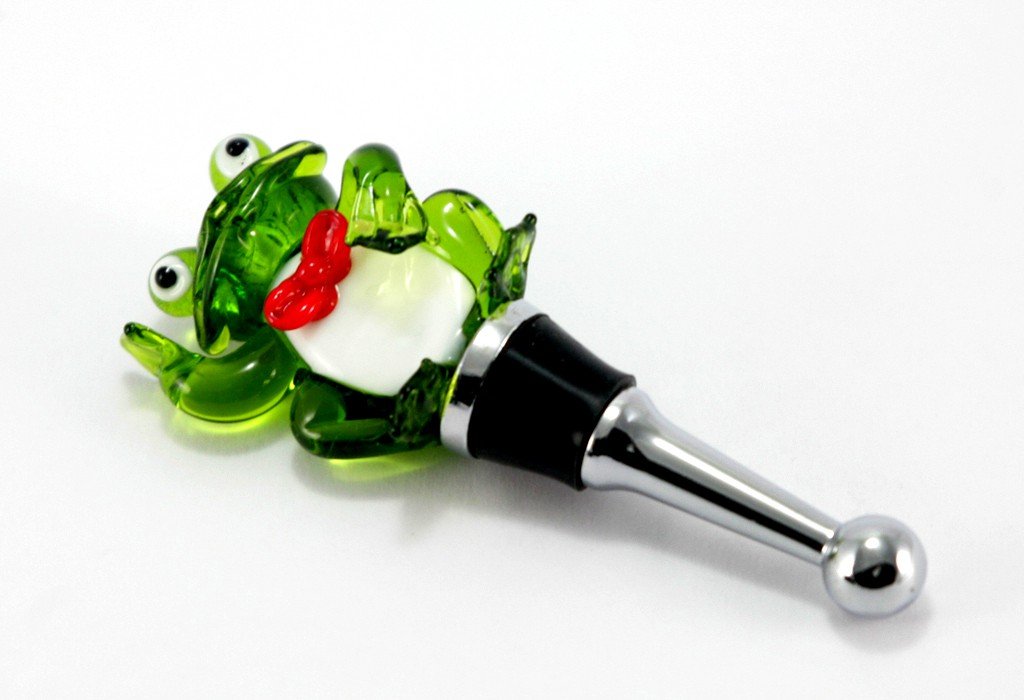 brillibrum-flaschenverschluss-frosch-murano-glas-glaskorken-12-5-cm image 3