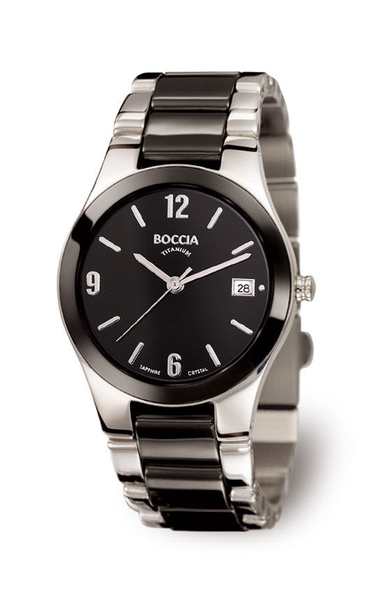boccia-3189-02-damen-titan-keramik-uhr-schwarz image 2