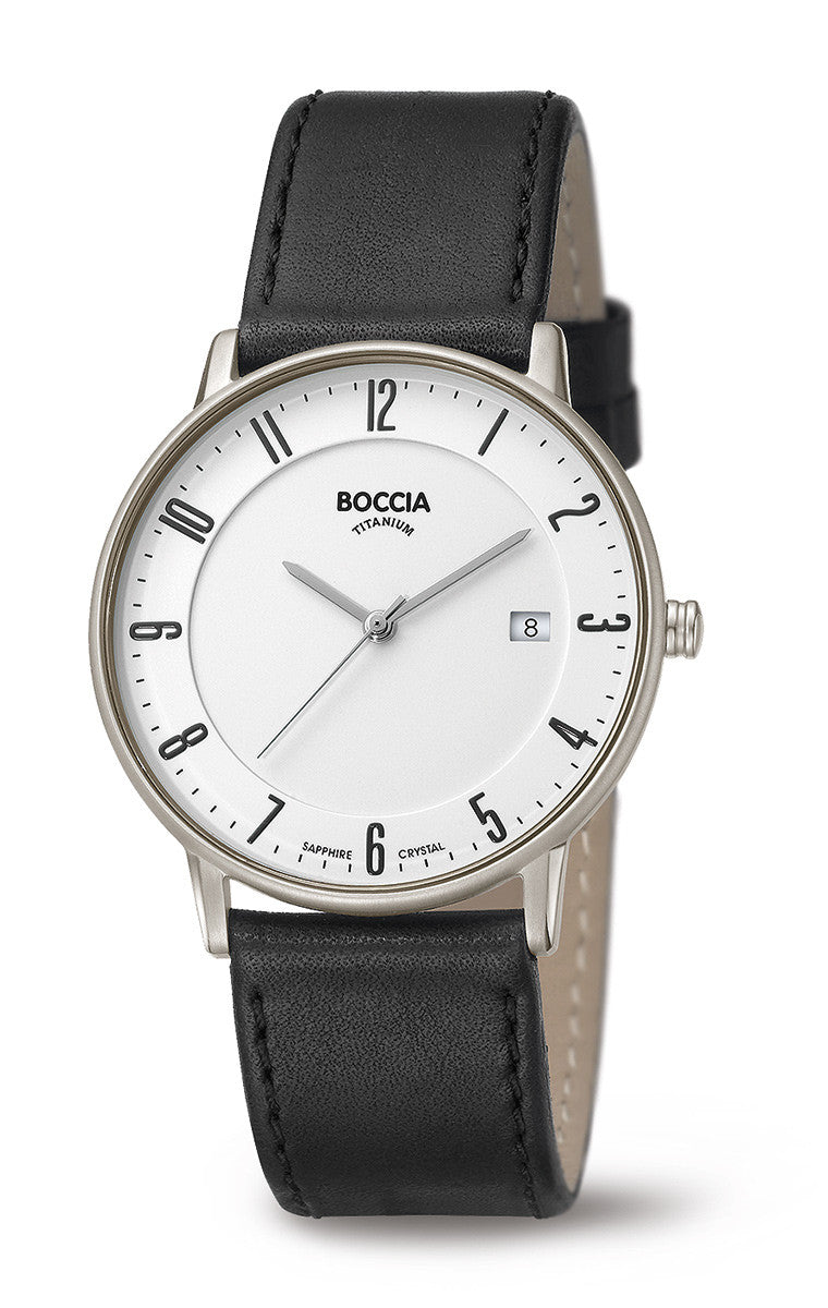 boccia-3607-02-titanium-herren-uhr-leder-39-mm image 3