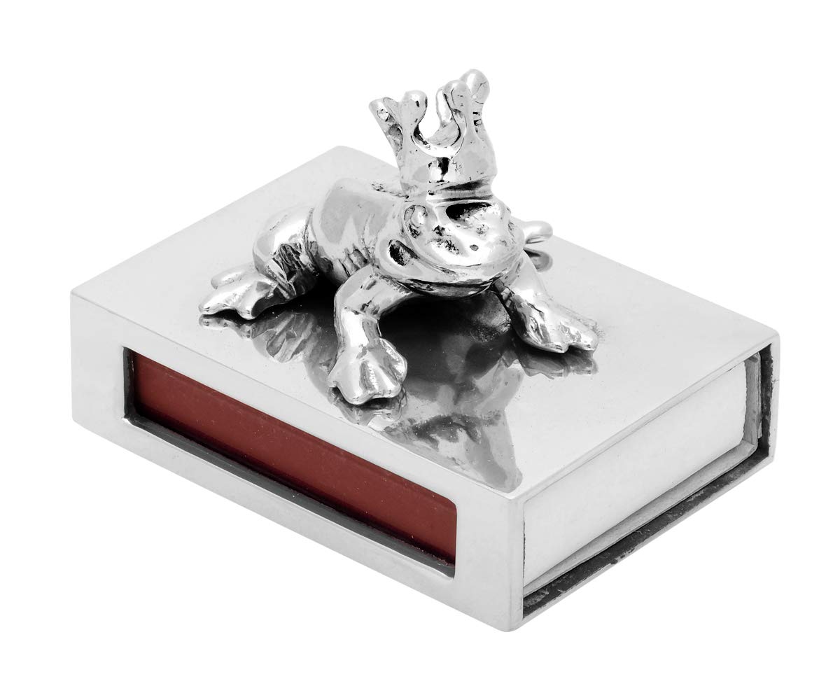 brillibrum-streichholz-box-zinn-froschk-nig-ohne-gravur image 3