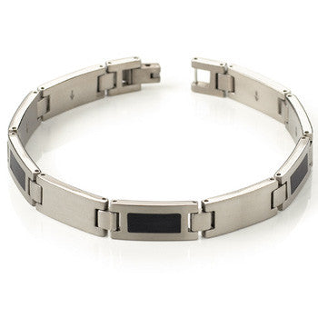 boccia-0333-02-titan-armband-matt-mit-schwarzem-emaille-inlay image 1