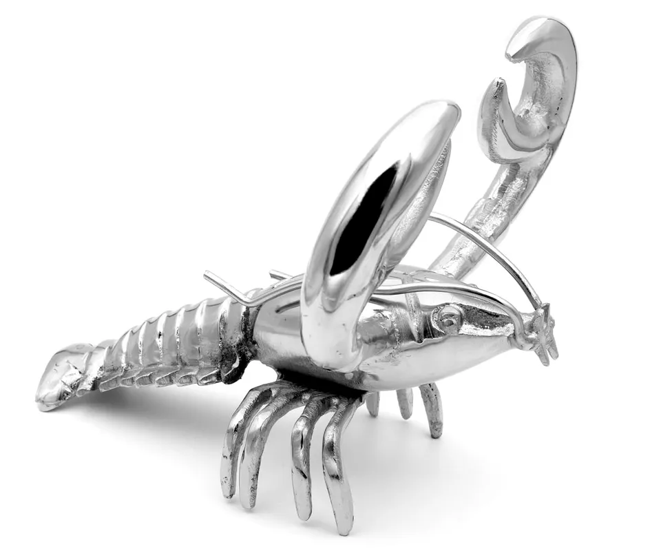 brillibrum-hummer-figur-variante-2-versilbert-32-cm image 1