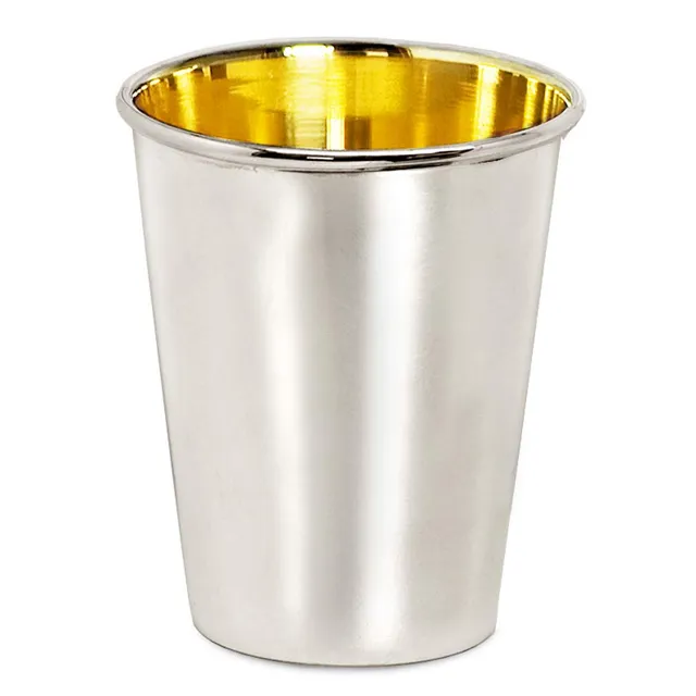 brillibrum-design-trinkbecher-versilbert-goldoptik-glatt-12-cm-mit-gravur image 1