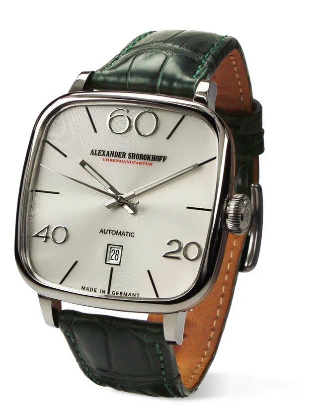 alexander-shorokhoff-kandy-classic-avantgarde-uhr-eckig image 1