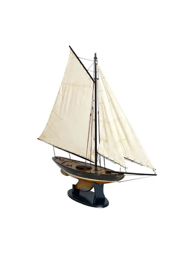 brillibrum-modellschiff-flyer-holz-segelschiff-mit-stoffsegeln-86-cm image 1