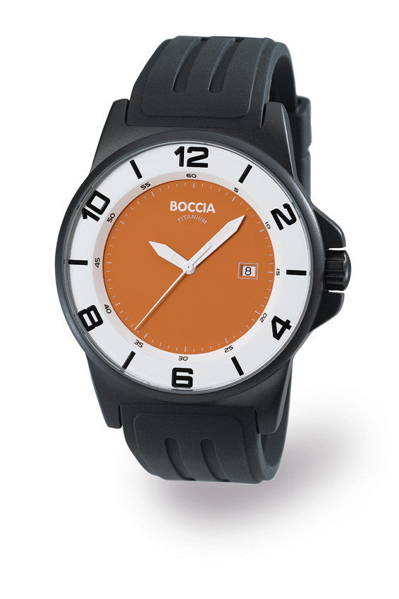 boccia-3535-19-id-herren-titan-uhr-orange-kautschuk-45-mm image 2
