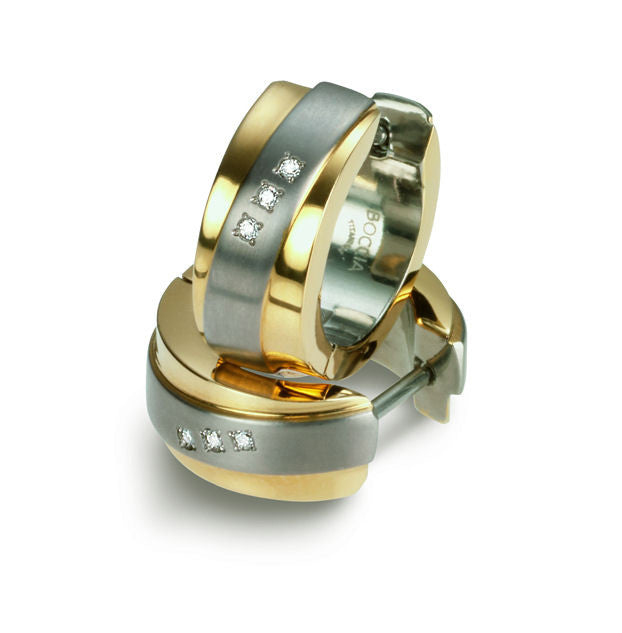 boccia-0560-04-titan-creolen-gold-mit-6-diamanten image 2