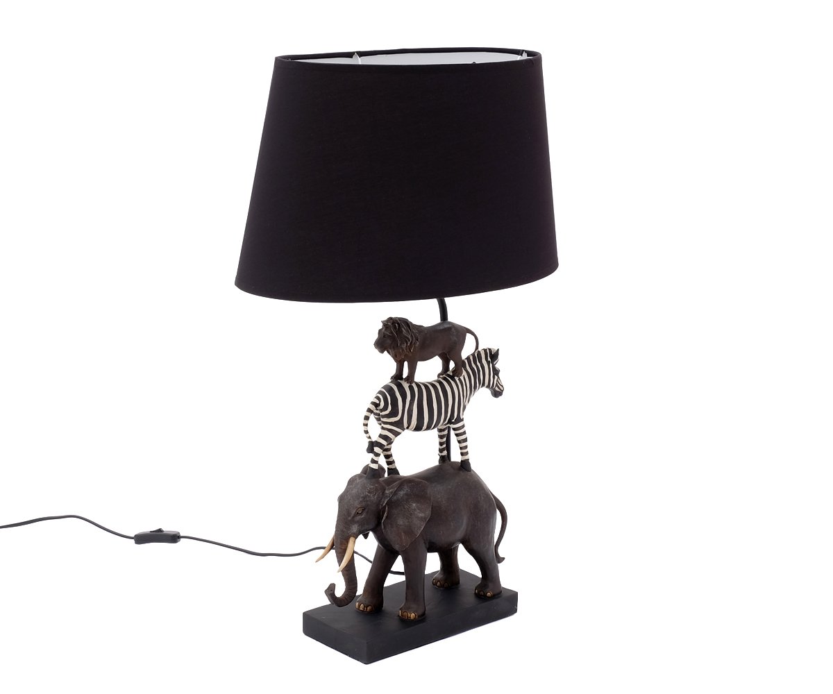 brillibrum-tischleuchte-safari-polyresin-afrika-style-kinderzimmerlampe-70-cm-e2 image 2