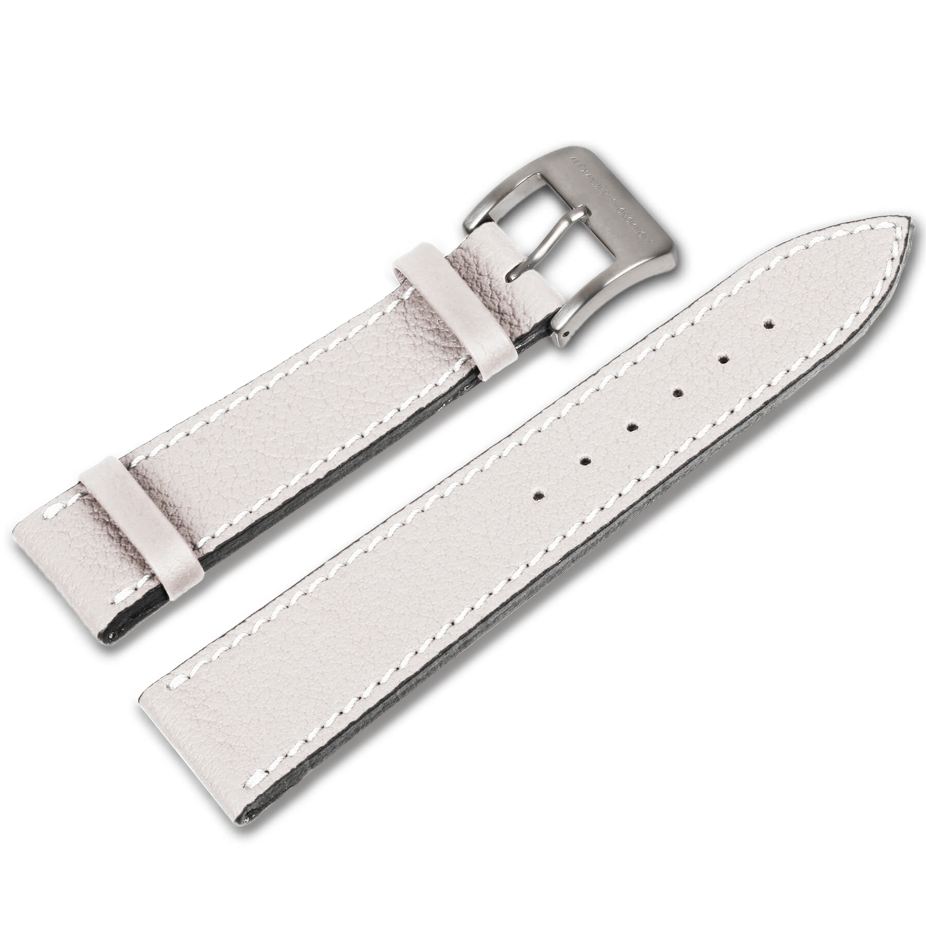 alexander-shorokhoff-lederband-kalbsleder-wei-20-22-mm image 1