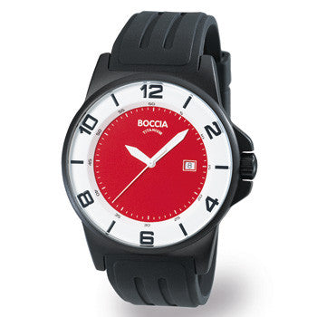 boccia-3535-21-id-titanium-herren-armbanduhr-schwarz-rot-45mm image 1