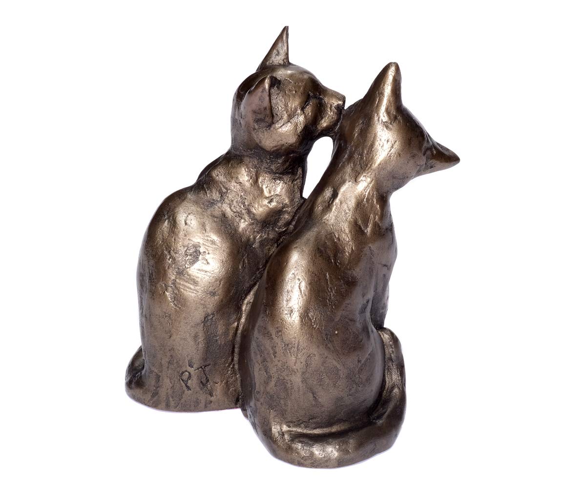brillibrum-design-figur-katze-katzenpaar-bronze-kunstharz-variante-2 image 5