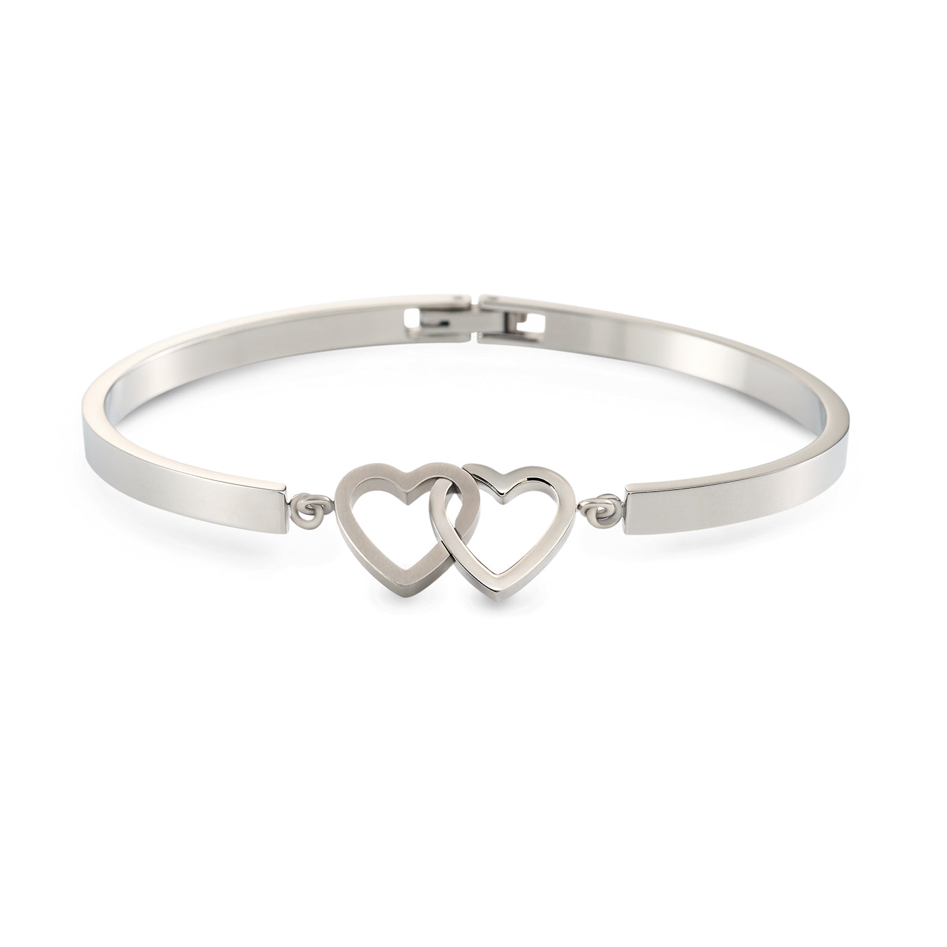 boccia-03012-01-titanium-doppel-herz-armband image 4