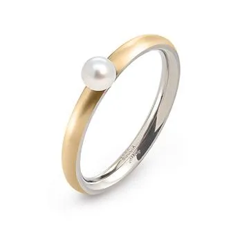 boccia-0145-02-titan-ring-mit-s-wasserperle-4-mm-vergoldet image 1