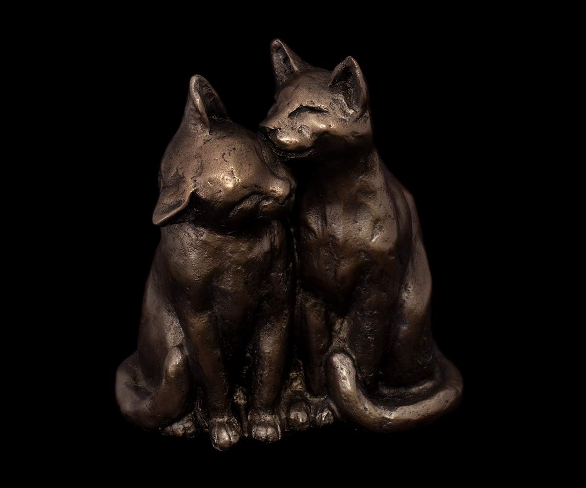 brillibrum-design-figur-katze-katzenpaar-bronze-kunstharz-variante-2 image 6
