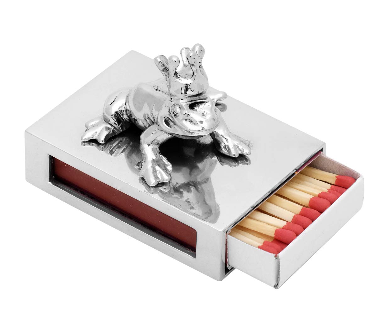 brillibrum-streichholz-box-zinn-froschk-nig-ohne-gravur image 4