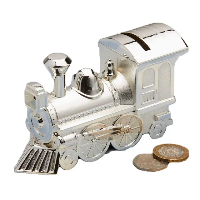 brillibrum-spardose-zug-lokomotive-versilbert-8-5-x-5-5-x-14-5-cm image 1