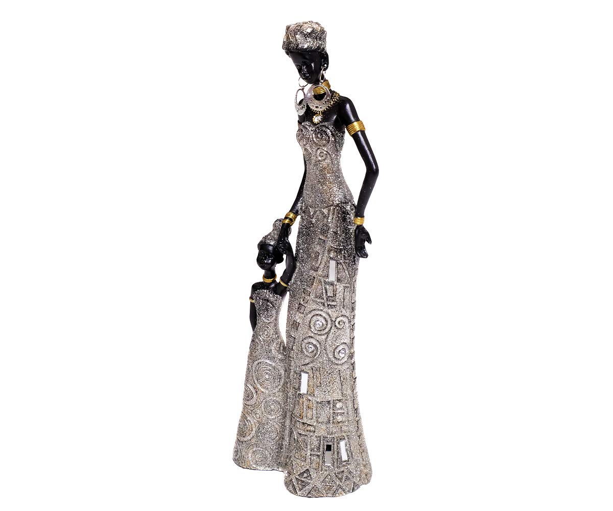 brillibrum-design-afrikanerin-mutter-mit-kind-dekofigur-30-5-cm-polyresin image 4
