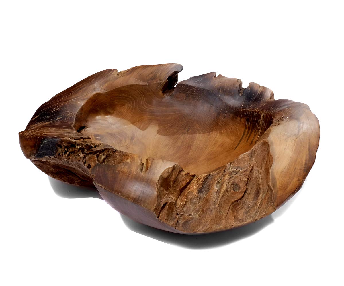 brillibrum-teakholz-schale-rund-50-cm-massive-snackschale-natur image 3