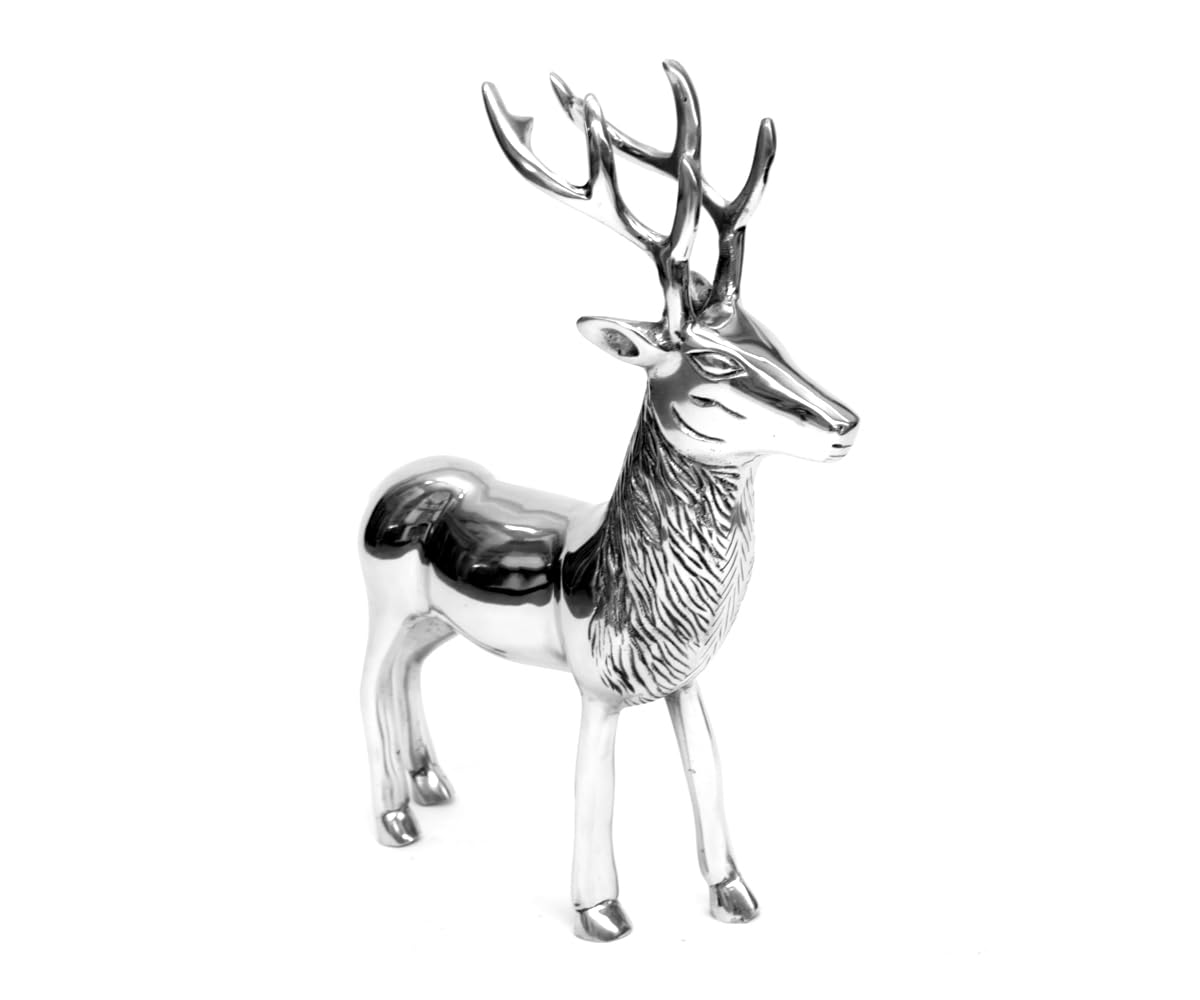 brillibrum-dekofigur-hirsch-stehend-metall-silber-21-5-cm-variante-4 image 8
